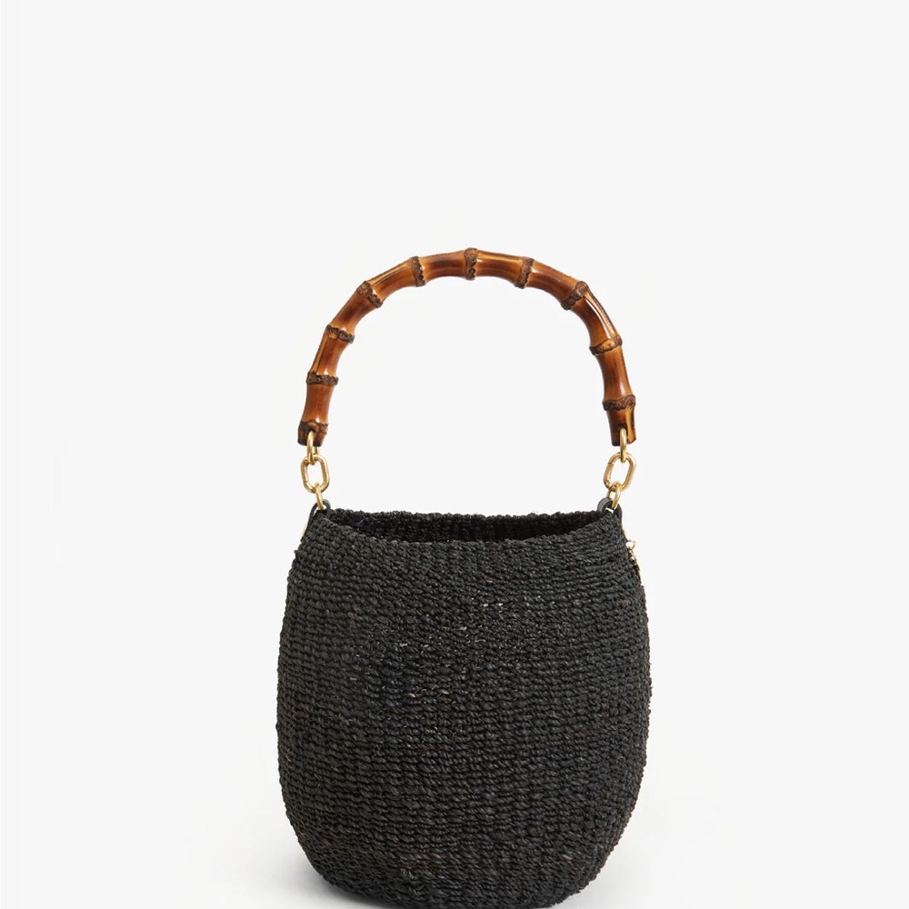 Clare V Black Woven Pot De Miel
